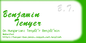 benjamin tenyer business card